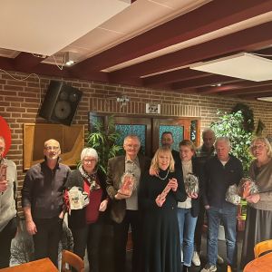 Winnaars bridge kerst drive